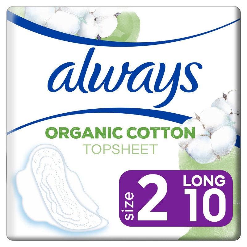 ALWAYS Cotton Comfort Serviettes Long Plus X10 - Marché Du Coin
