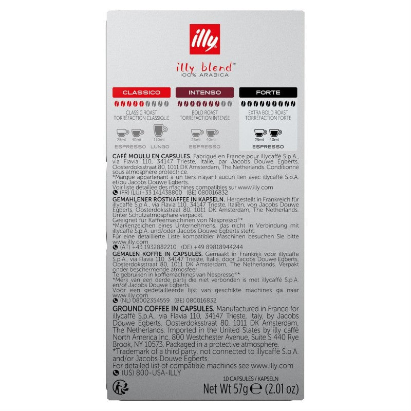 ILLY Capsules Espresso Forte 10 Capsules 57G - Marché Du Coin