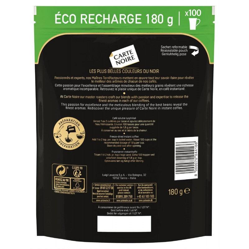 CARTE NOIRE Soluble Eco-Recharge 180G - Marché Du Coin
