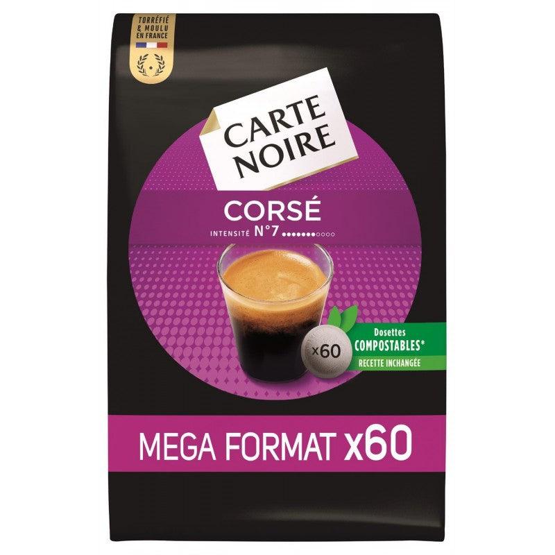 CARTE NOIRE Café Corse Dosettes N°6 Extra Format X60 420G - Marché Du Coin