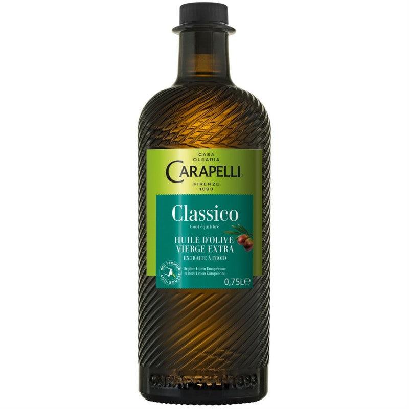 CARAPELLI Huile D'Olive Vierge Extra Classico 75Cl - Marché Du Coin