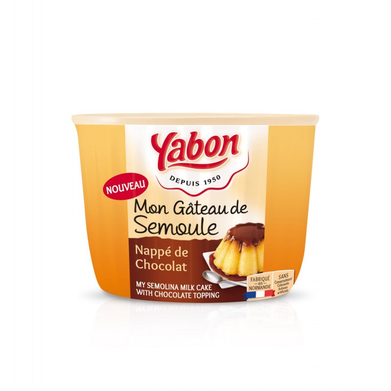 YABON Gateau Semoule Nappe Chocolat 420G - Marché Du Coin