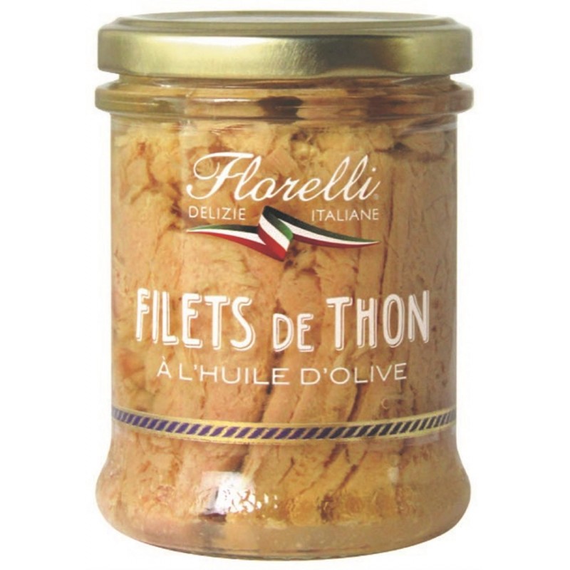 FLORELLI Filets De Thon A L'Huile D'Olive 200 G - Marché Du Coin