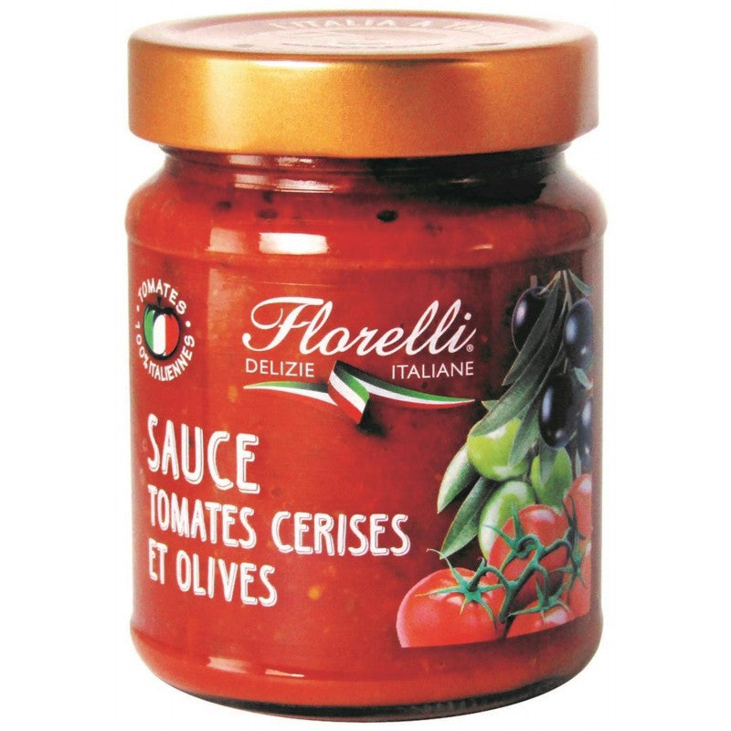 FLORELLI Sauce Tomate Aux Olives 250G - Marché Du Coin