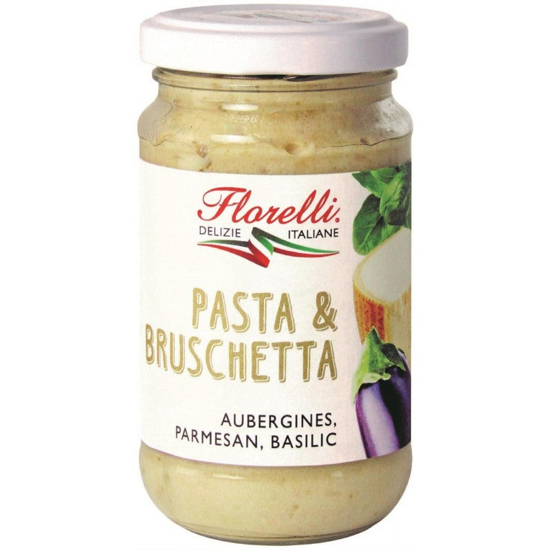 FLORELLI Pasta Et Bruschetta Aubergine Parmesan Basilic 190G - Marché Du Coin