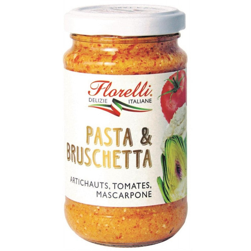 FLORELLI Pasta Et Bruschetta Artichauts Tomates Mascarpone 190G - Marché Du Coin