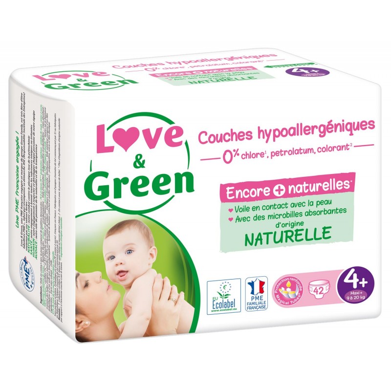 LOVE & GREEN Couches Écologiques T4+ X42 - Marché Du Coin
