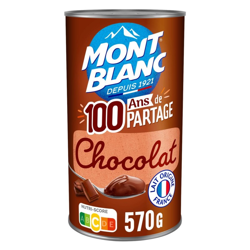MONT BLANC Chocolat 570G - Marché Du Coin