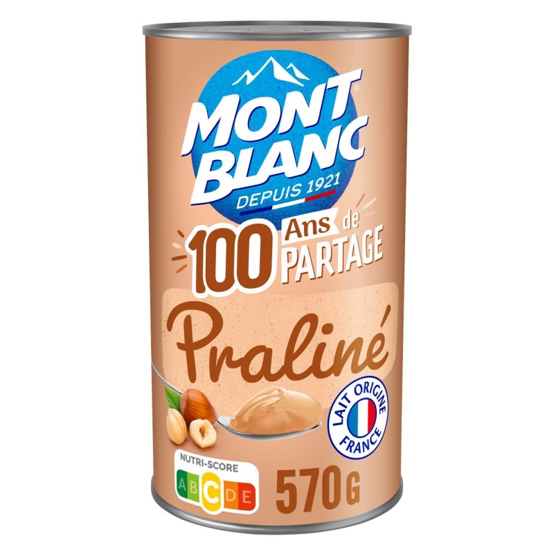 MONT BLANC Crème Dessert Au Praliné 570G - Marché Du Coin