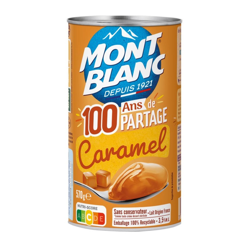 MONT BLANC Crème Dessert Caramel 570G - Marché Du Coin