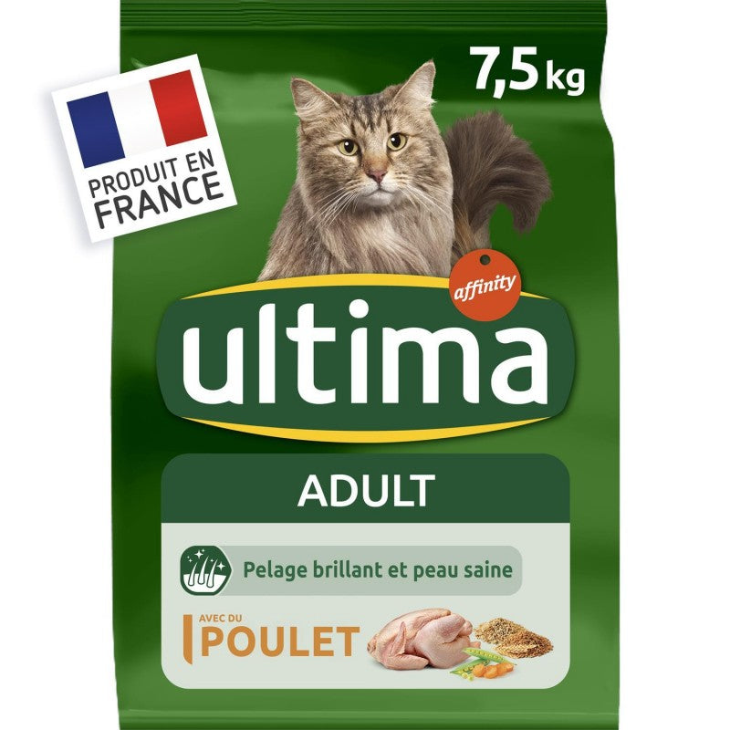 ULTIMA Chat Adult Poulet7.5Kg - Marché Du Coin