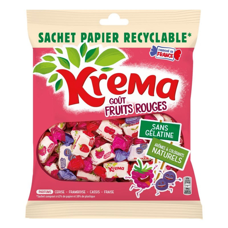 KREMA Fruits Rouges Sachet Recyclable 240G - Marché Du Coin