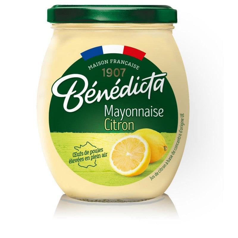BÉNÉDICTA Benédicta Mayonnaise Citron Bocal 255G - Marché Du Coin