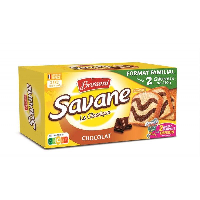 BROSSARD Savane Familial Bipack Chocolat 620G - Marché Du Coin