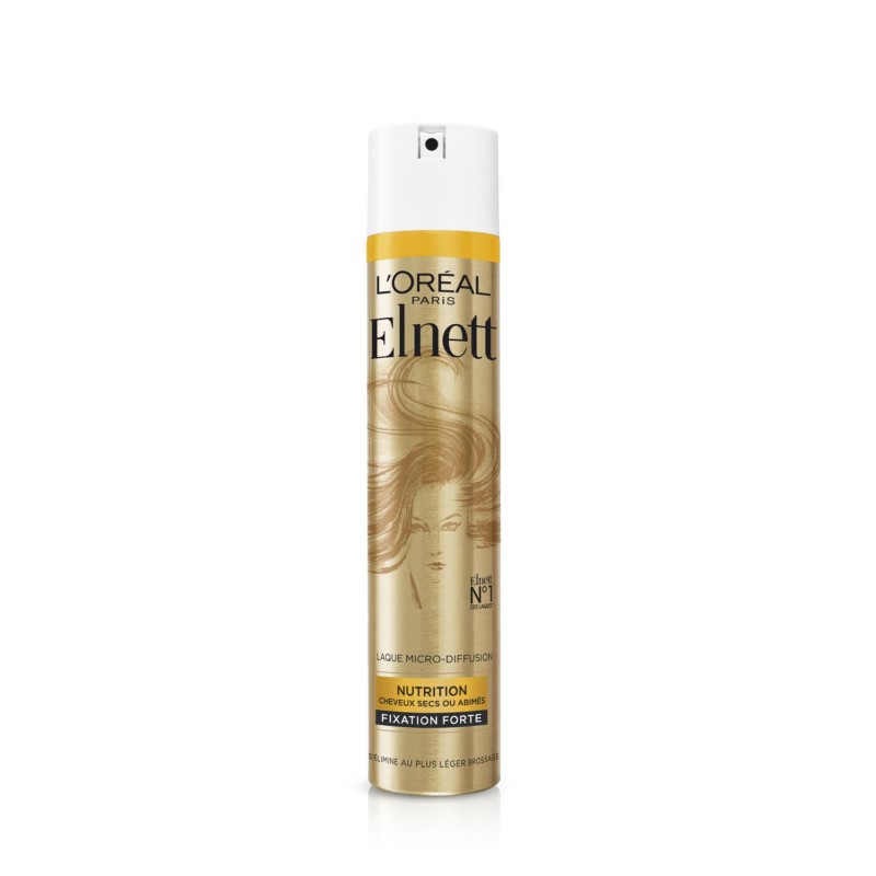 ELNETT Classic Laque Cheveux Secs Fixation Forte 300Ml - Marché Du Coin