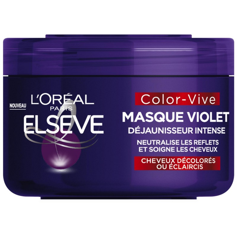 ELSÈVE Color Vive Masque Violet 250Ml - Marché Du Coin