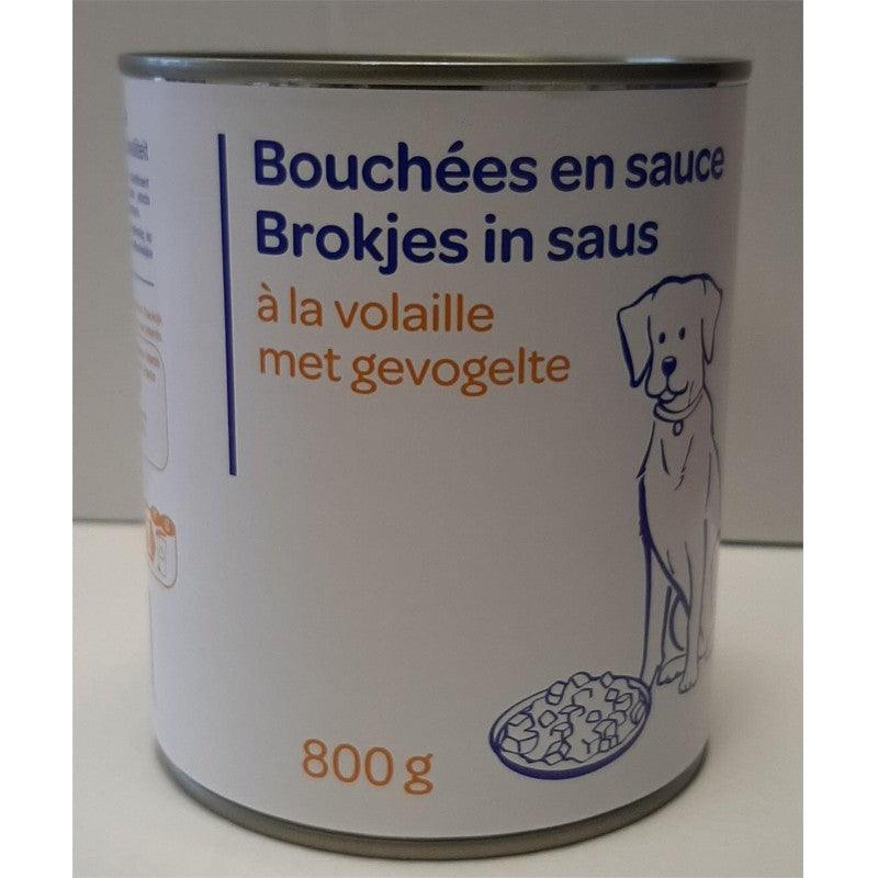SANS MARQUE Boulettes En Sauce Volaille Pour Chien 800Gr - Marché Du Coin