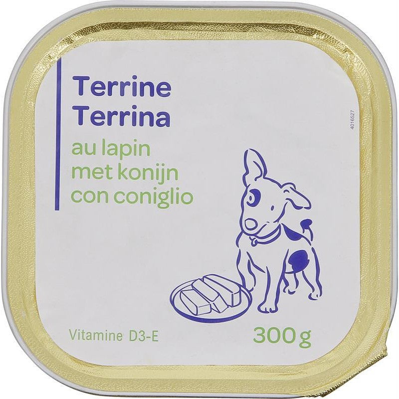 PRODUIT DISCOUNT Terrine Lapin Pour Chien 300G - Marché Du Coin