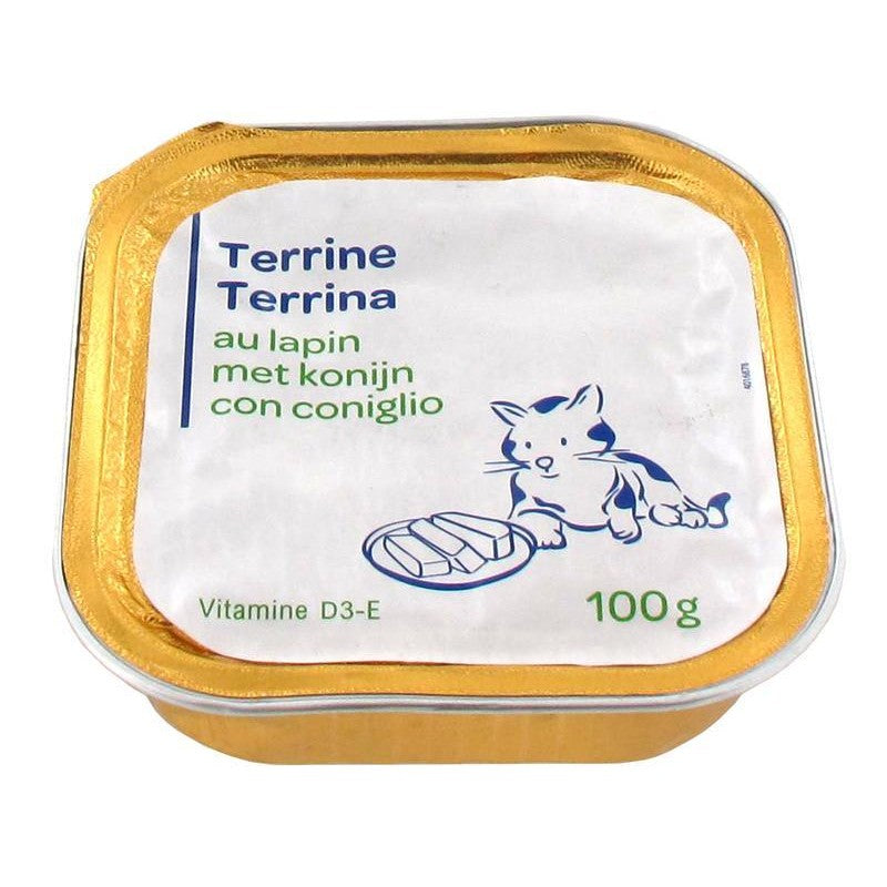 PRODUIT DISCOUNT Terrine Lapin Pour Chat 100G - Marché Du Coin