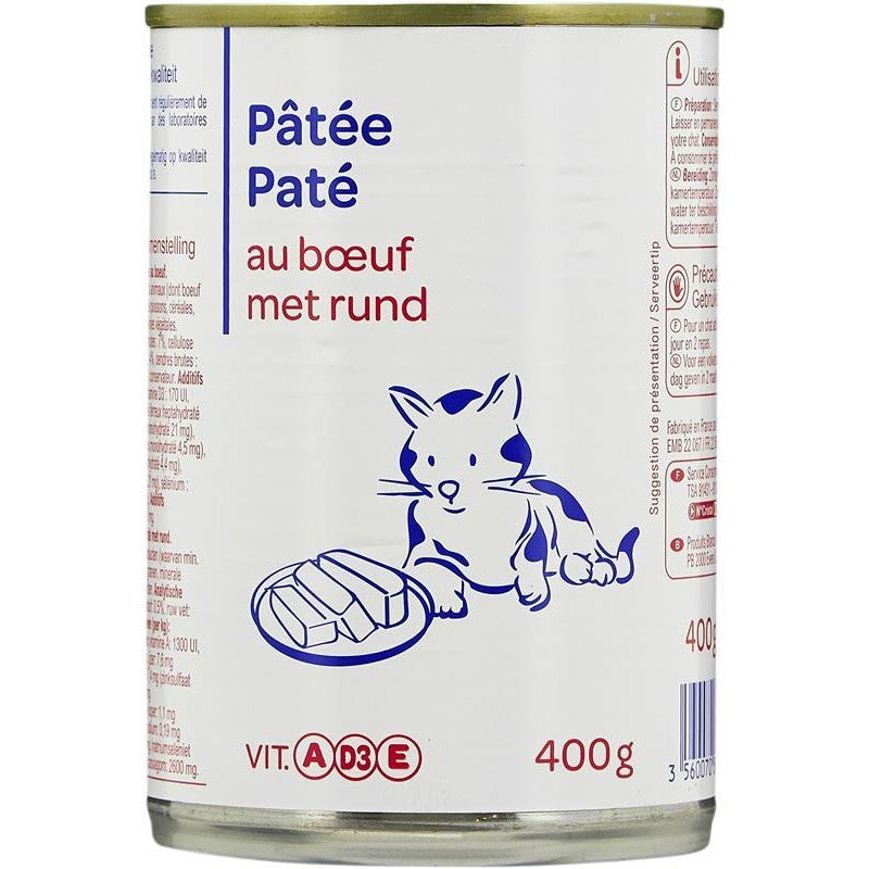 PRODUIT DISCOUNT Patée Au Boeuf Pour Chat 400G - Marché Du Coin