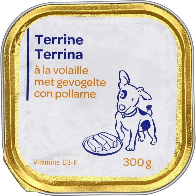 PRODUIT DISCOUNT Terrine À La Volaille Pour Chien 300G - Marché Du Coin