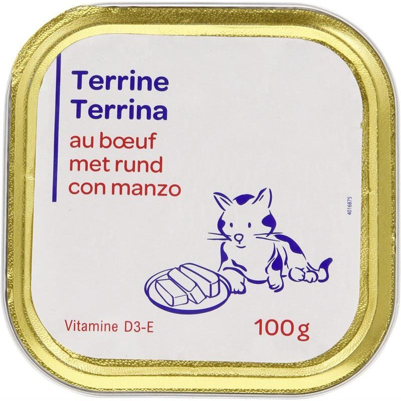 PRODUIT DISCOUNT Terrine Au Boeuf Pour Chat 100G - Marché Du Coin