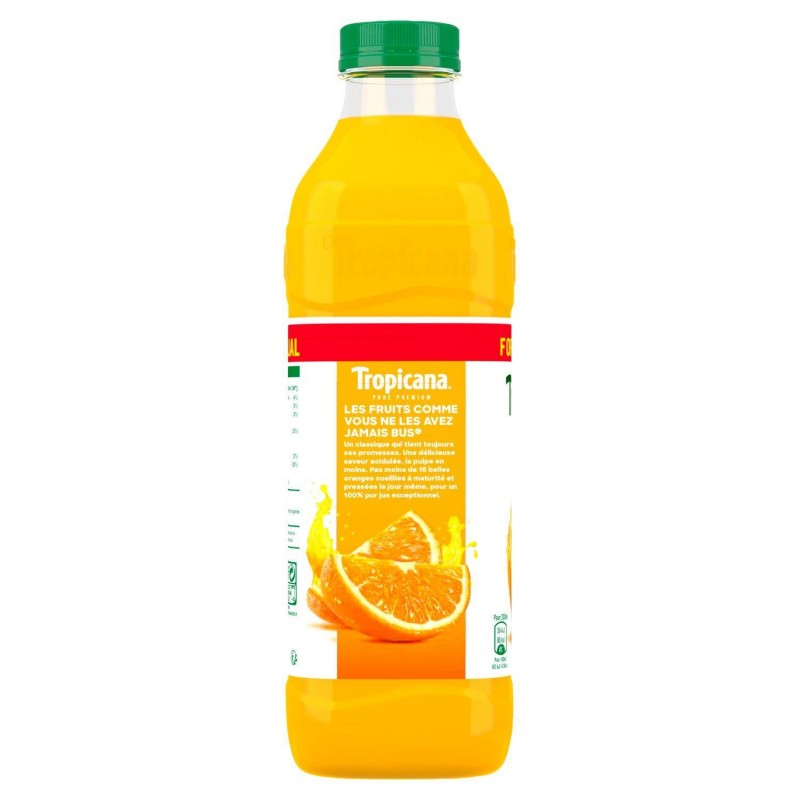 TROPICANA Pure Premium Orange Sans Pulpe 1.5L - Marché Du Coin