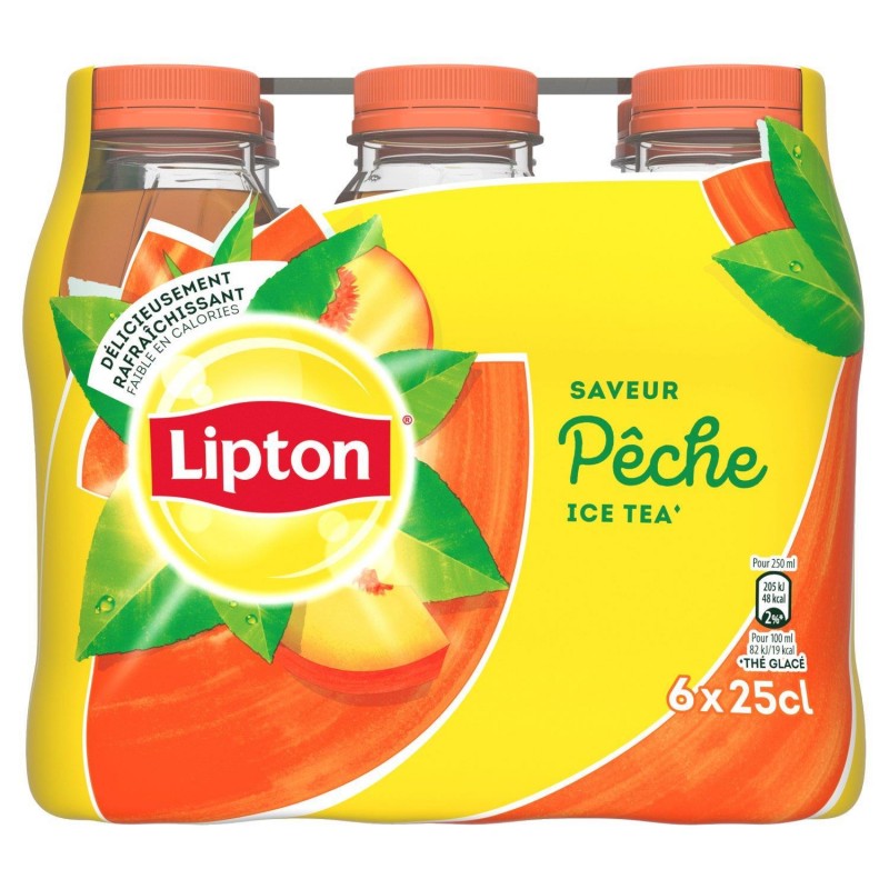 LIPTON Ice Tea Peche 6X25Cl - Marché Du Coin