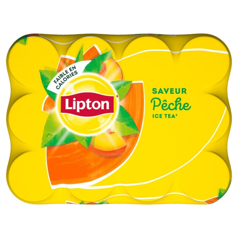 LIPTON Ice Tea Saveur Pêche 12X15Cl - Marché Du Coin