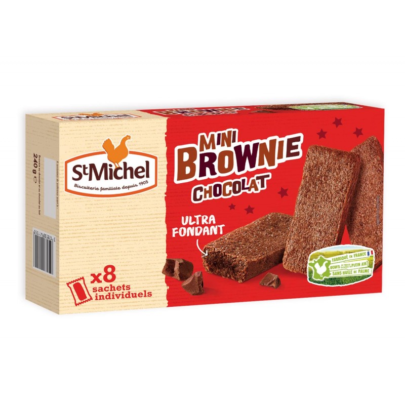 ST MICHEL Cocottes Brownie Chocolat 240G - Marché Du Coin