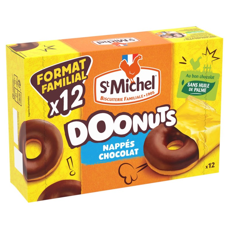 ST MICHEL Doonuts Nappés Au Chocolat 360G - Marché Du Coin