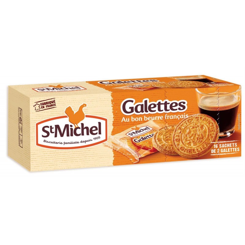 ST MICHEL Galettes Accompagnement Cafe 16 Sachets - Marché Du Coin