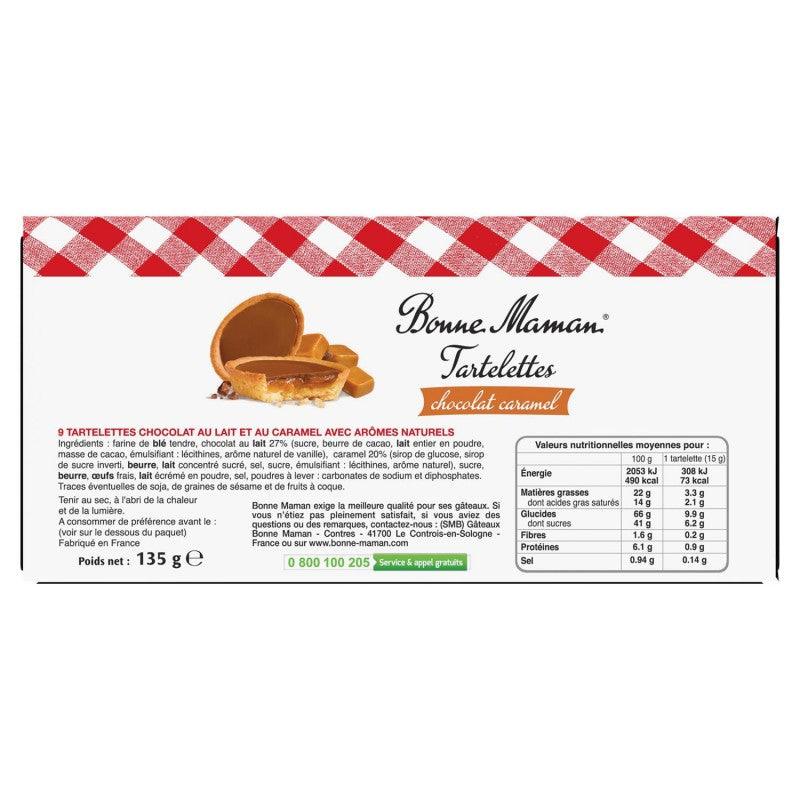 BONNE MAMAN Tartelettes Au Chocolat Et Caramel 135G - Marché Du Coin