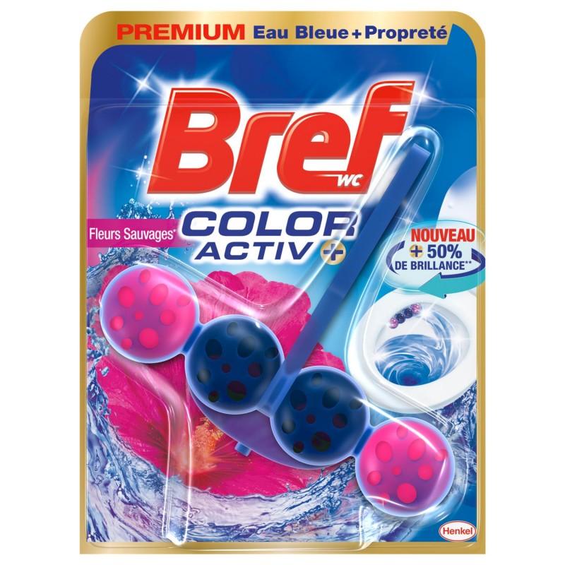 BREF Wc Color Activ+ Fleurs Sauvages 50G - Marché Du Coin