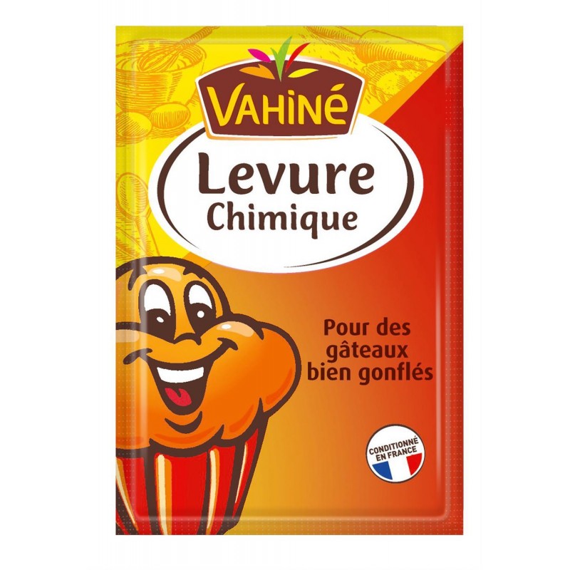 VAHINÉ Vahiné Levure Chimique Lot De 5 Sachets 55G - Marché Du Coin