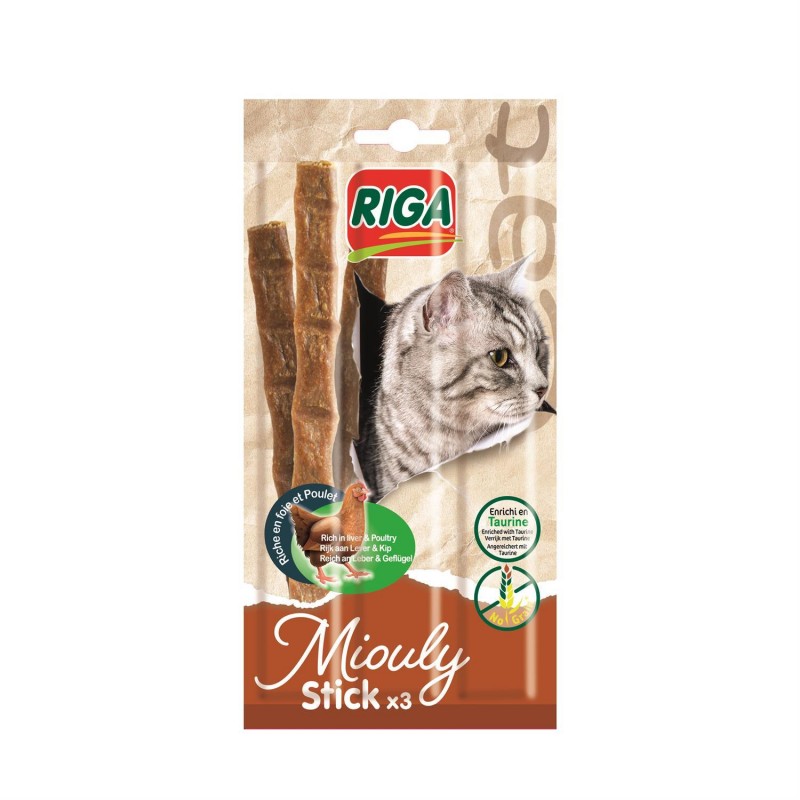 RIGA Miouly Stick Poulet Et Foie 15 G - Marché Du Coin