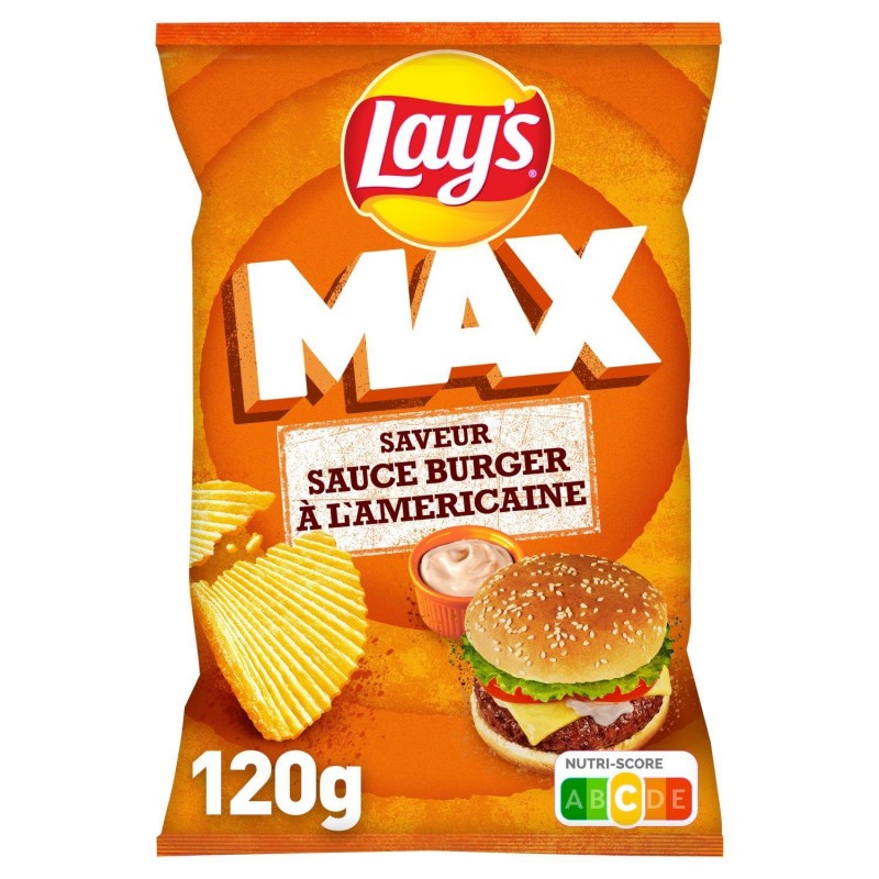 LAY'S Max Sauce Burger 120G - Marché Du Coin