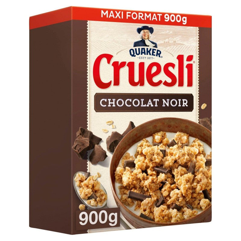 QUAKER Cruesli Chocolat Noir Maxi Format 900G - Marché Du Coin
