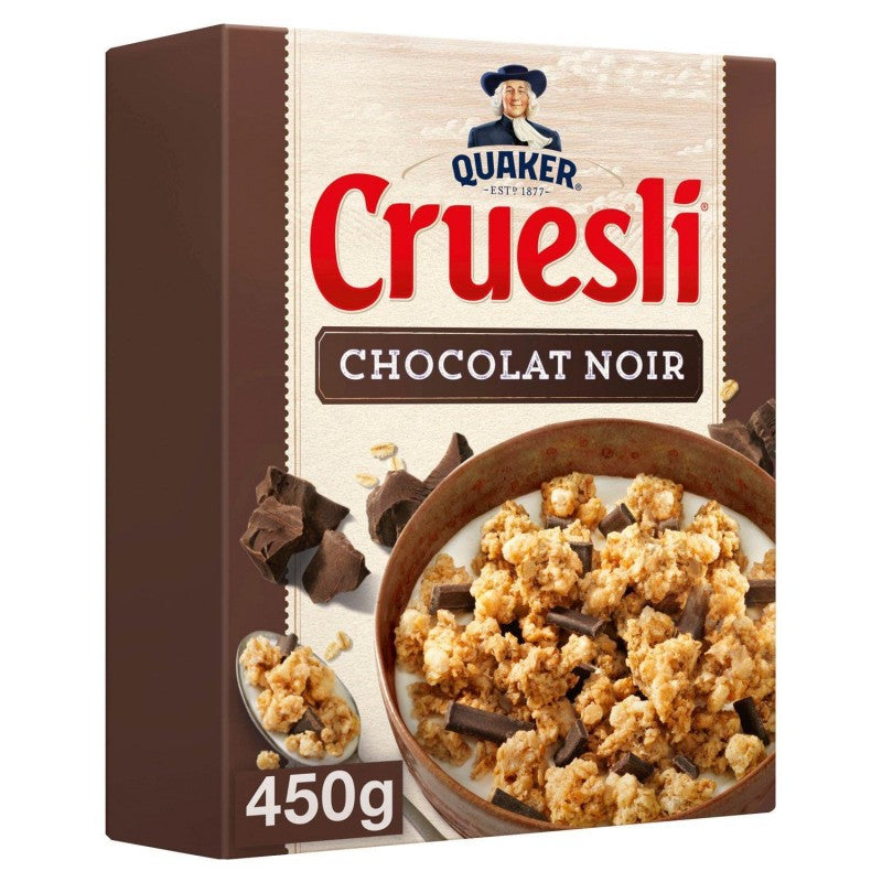 QUAKER Cruesli Choccolat Noir 450G - Marché Du Coin