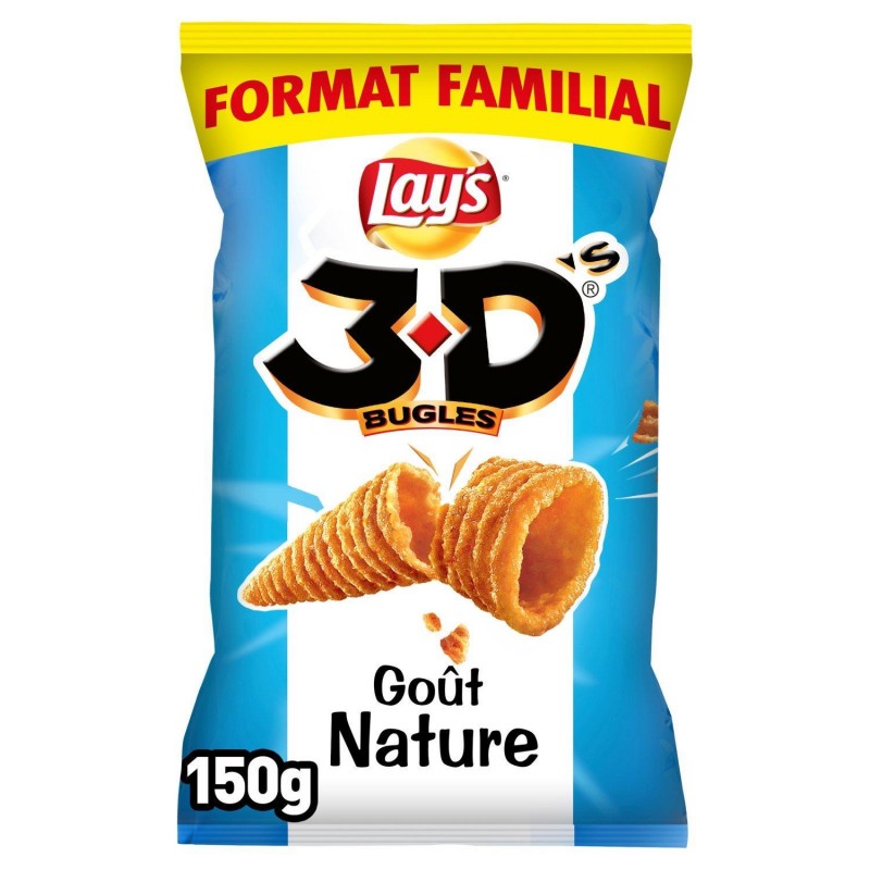 LAY'S 3D'S Nature 150G - Marché Du Coin