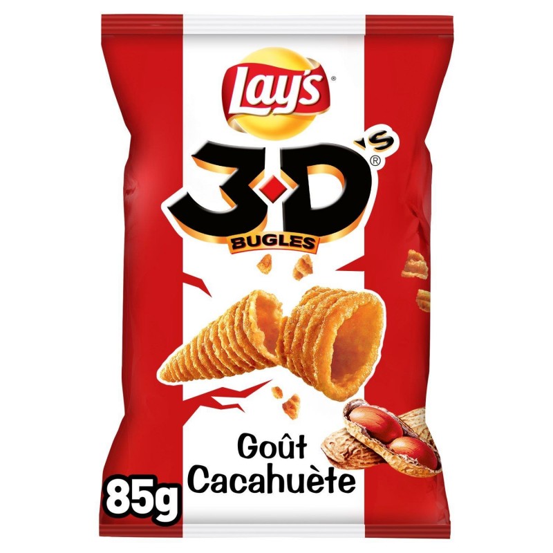 LAY'S 3D'S Cacahuètes 85G - Marché Du Coin