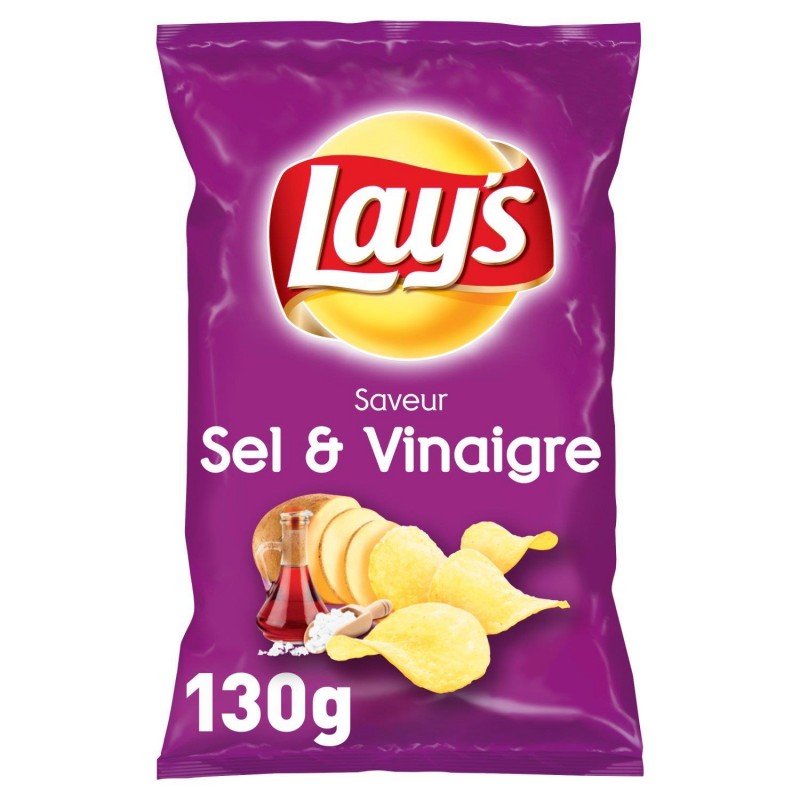LAY'S Chips Sel Et Vinaigre 130G - Marché Du Coin