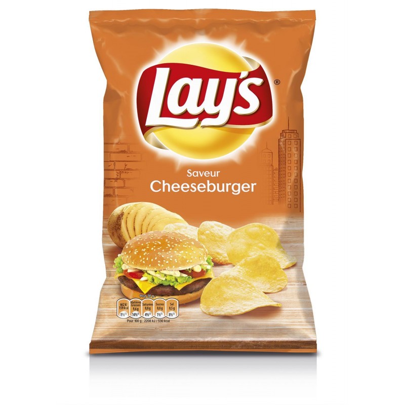 LAY'S Chips Cheesburger 120G - Marché Du Coin