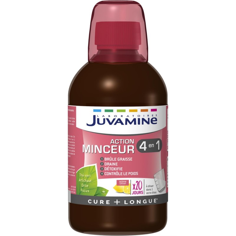 JUVAMINE Action Minceur 4 En 1 Bouteille 500Ml - Marché Du Coin