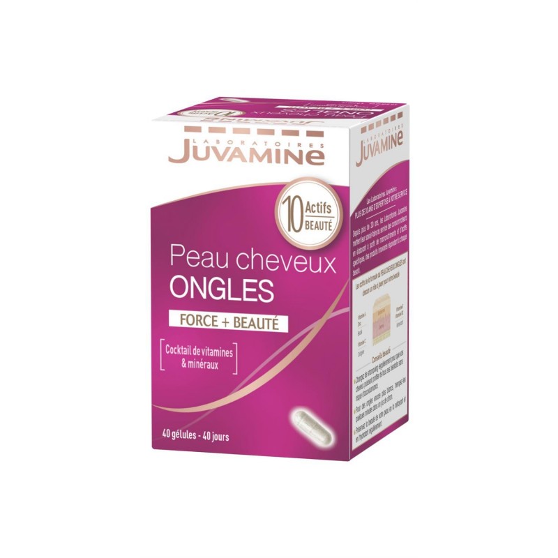 JUVAMINE Cheveux Ongles Gélules 14G - Marché Du Coin