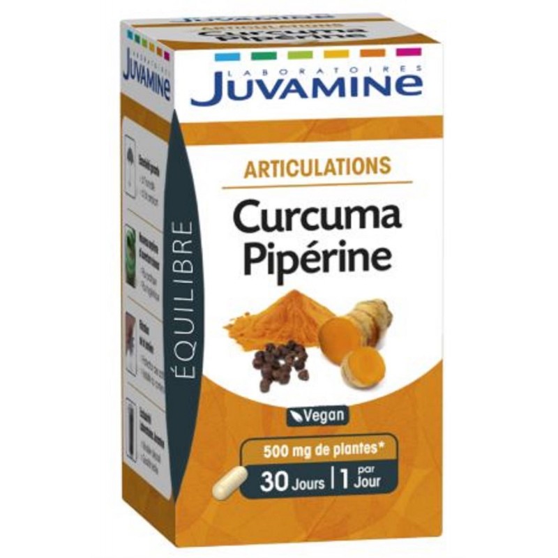 JUVAMINE Curcuma Peperine Phyto 12G - Marché Du Coin