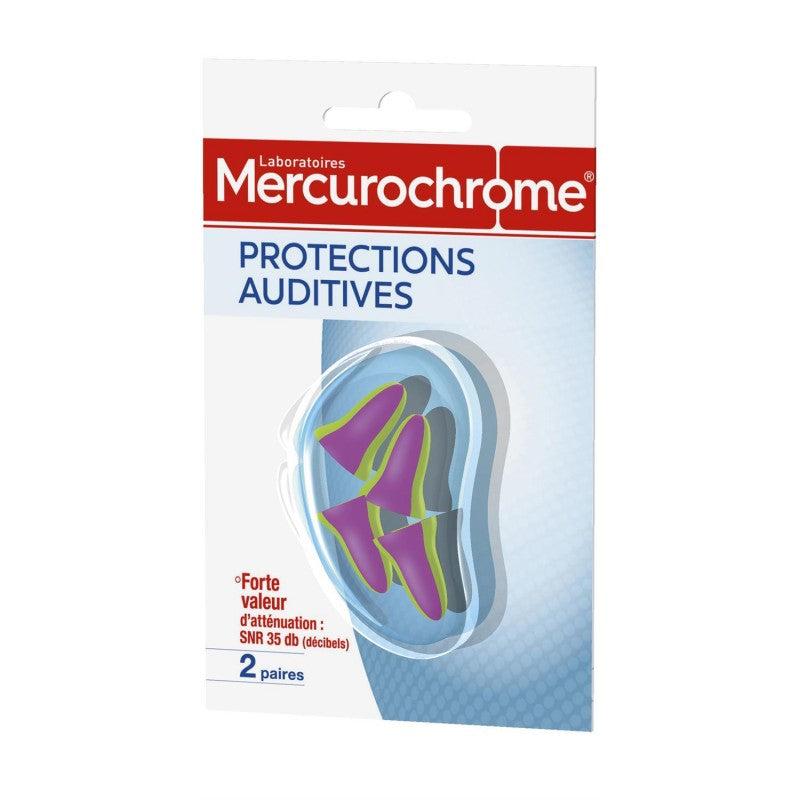 MERCUROCHROME Protection Auditive 2 Paires - Marché Du Coin