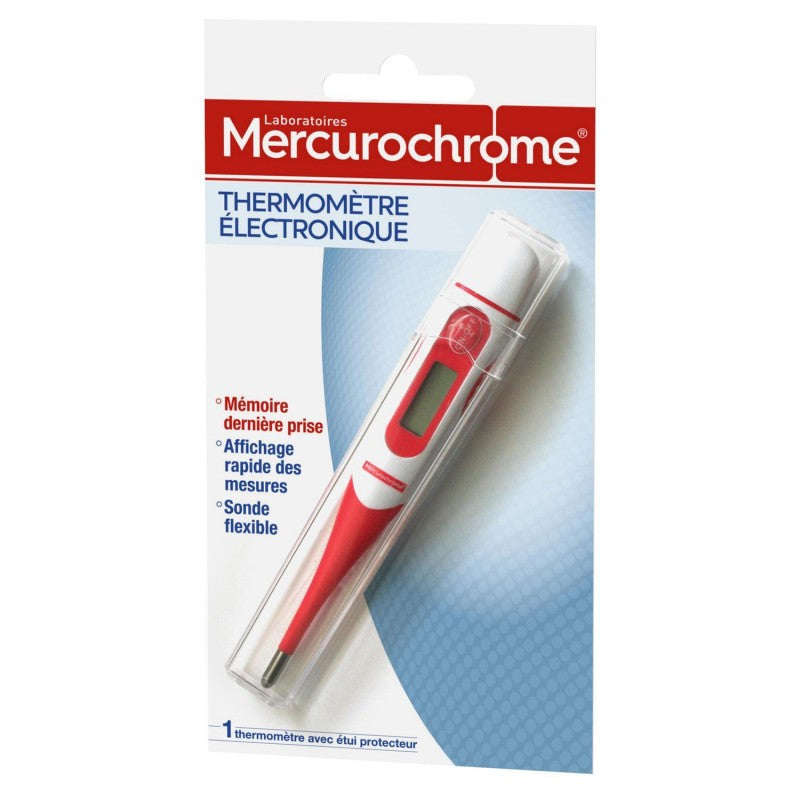 MERCUROCHROME Thermomètre Électronique Sous Étui Protecteur - Marché Du Coin