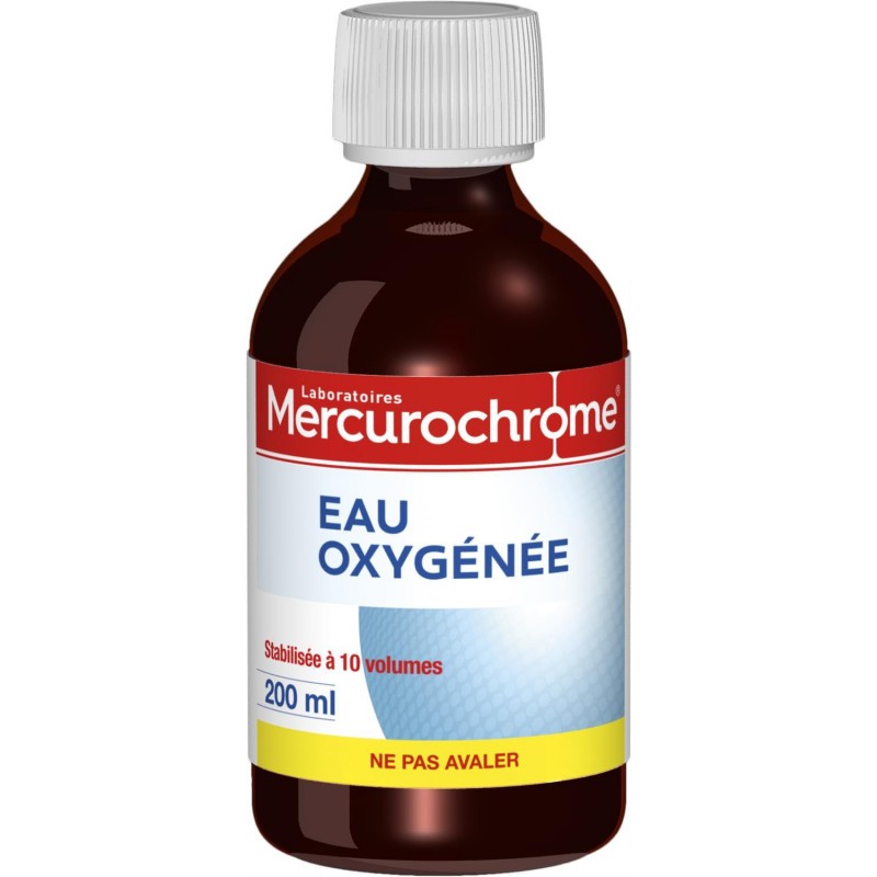 MERCUROCHROME Eau Oxygenée 200Ml - Marché Du Coin