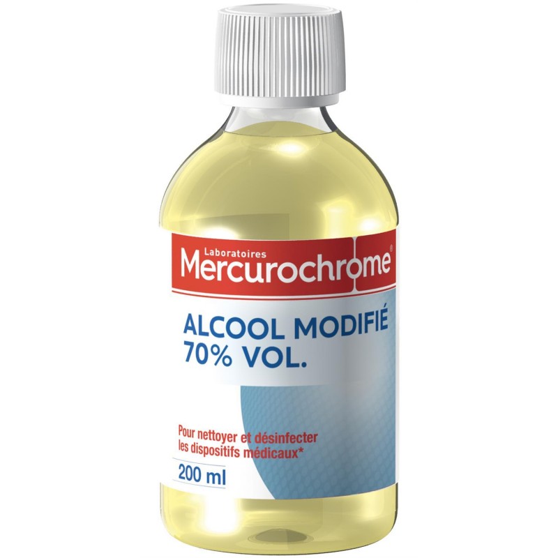 MERCUROCHROME Alcool À 70° Modifié, 200Ml - Marché Du Coin